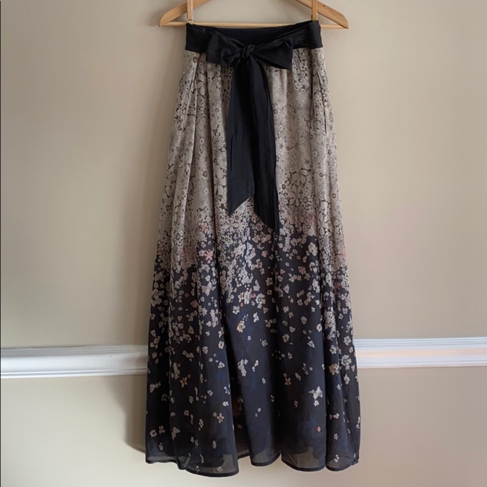 Romantic Floral Maxi Skirt